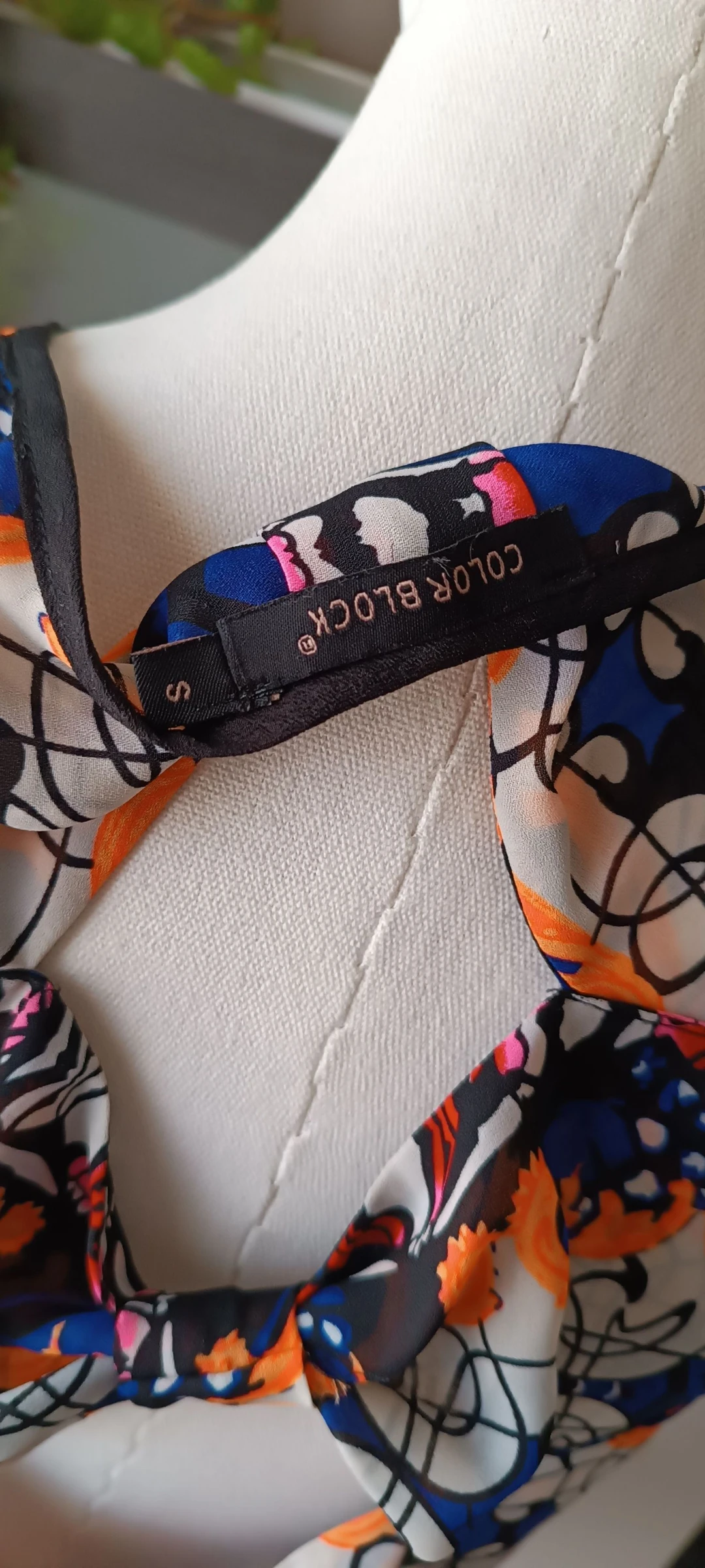 Colorblok jurk maat S – photo 11